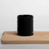 May Cause Neck Damage Black Glossy Mug - Beyond T-shirts